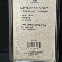 Mossy Oak Auto peep Sight MO-APS Bow Site Self Aligning Easy To Install