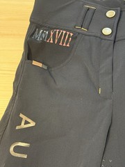 Aubrion Women’s Full Grip Team Breeches, Black, Size 32 (US 2)