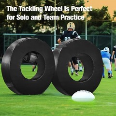 42″ Football Tackle Wheel High-Density Sponge Tackling Ring with Waterproof PU L