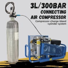 3L/183ci CE Carbon Fiber Tank 4500psi Pcp Tank with Dual Gauge Valve Lightwei…