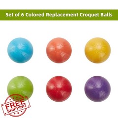 ApudArmis Croquet Balls 3 Inch Multi-colored