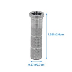 50Pcs Aluminum Arrow Insert Nock Thread ID 6.2mm Carbon Shaft Archery Hunting US