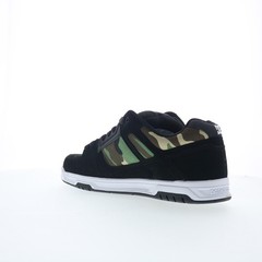 DC Stag 320188-BCM Mens Black Nubuck Lace Up Skate Inspired Sneakers Shoes