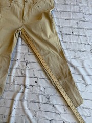 Romfh Breeches Tan Mens 34R Riding Pants Equestrian Show Schooling EUC