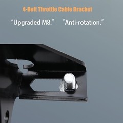 Throttle Cable Bracket 4-Bolt for 92MM-102MM Intakes Replacement for LS LS2
