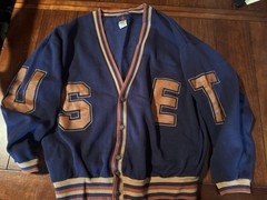 Miller’s United States Equestrian Team Sweatshirt Cardigan Men’s XL Vintage Navy