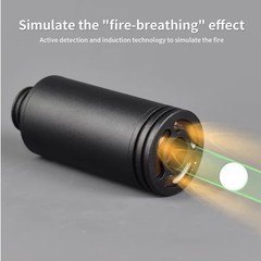 Glow in the Dark Tracer Unit for 14mm CCW & 10mm CW Threads – M14 to M11 Adapter