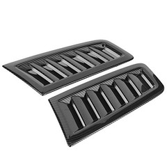 Car Hood Vents, 2Pcs Universal ABS Plastic Bonnet Air Vents Engine Hood Cover