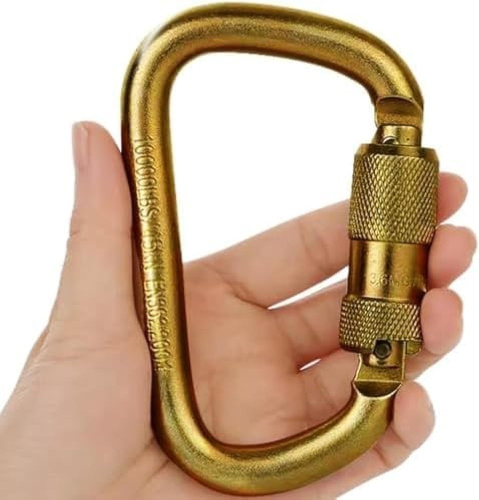 DEKABR Heavy Duty Climbing Carabiner Autolock, Alloy Steel, 45KN, ANAB Certified