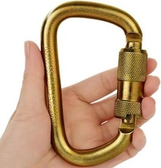 DEKABR Heavy Duty Climbing Carabiner Autolock, Alloy Steel, 45KN, ANAB Certified
