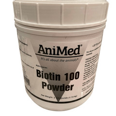 AniMed Biotin 100 Powder Horse Supplement 2.5LB