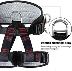 Thicken Professional Safety Belt with Magnesium Alloy Connection Ring – Tree …
