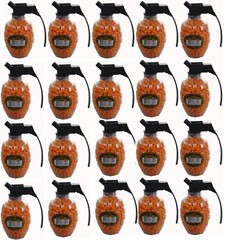 Q=20 | Airsoft BB Bottles .12 Gram 6mm BBs Pistol & Rifle Gun Ammo 16,000 Rounds