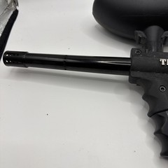 Tippmann Model 98 Custom Platinum Paintball Gun With Barrel Feeder Loader Hopper