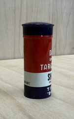 Vintage Daisy Targeteer BBs Metal Tin Container Shot 118 Caliber 1/2 Full