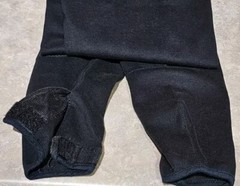 VEQUI COMFORT-Black Cttn/Spdx, Womens Flt.Fnt, Equestrian Riding Breeches-(28)