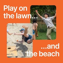 Lawn Die Outdoor Toss Game – Die Meets Cornhole Free Shipping