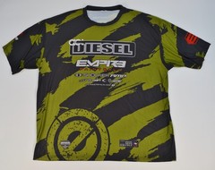 AC Diesel Empire Paintball Jersey Shirt 4XL XXXXL Black Green Camo Camouflage