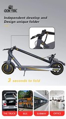 OKK-TEK V8 Electric Scooter 350W 36V 10.5aH Battery 15MPH 20.5mi Range 8.5″ Tire