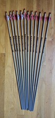 Easton FMJ 6mm 320 Spine Red/White 12 pack