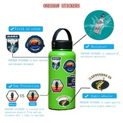 LINZZE ONESHAW Fishing Stickers Pack Waterproof Vinyl (50-Pcs Fishing)