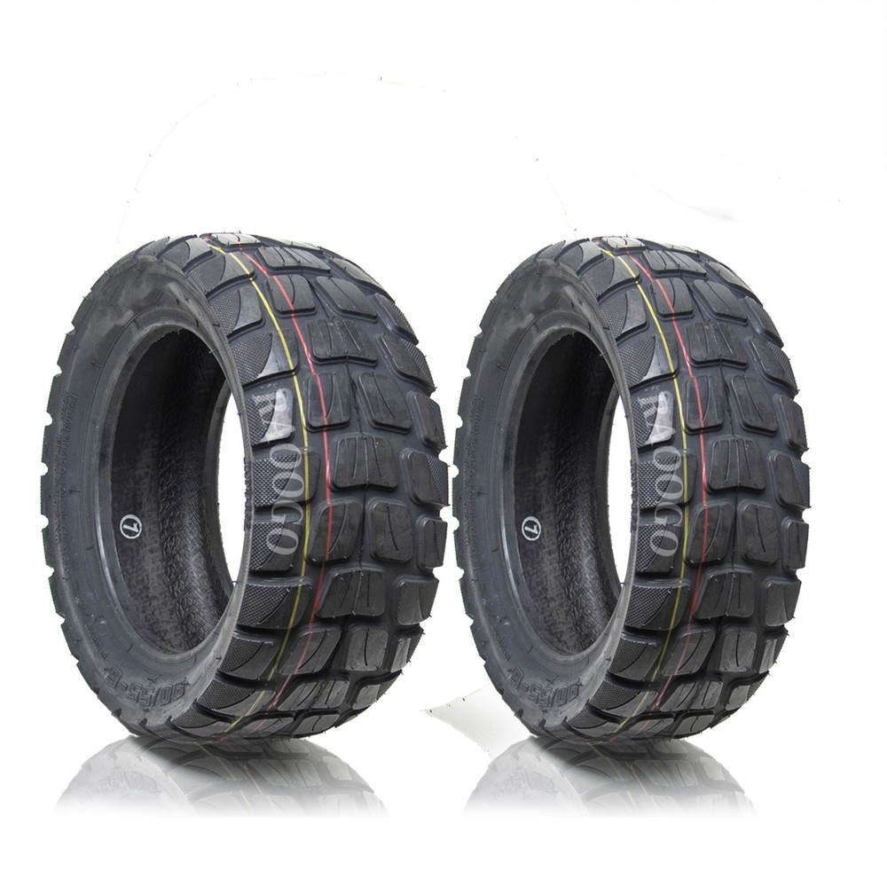 90/55-6.5 Tire Tubeless Tire Hybrid Tire for Electric Scooter 2PCS