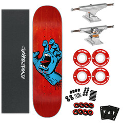 Santa Cruz Skateboard Complete Screaming Hand 8.0″ W/Independent & Soft Wheels
