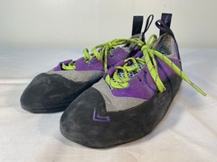 EVOLV Rock Climbing Shoes Women’s Leather Lace-up – US 8