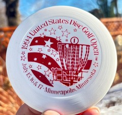 1994 United States Open New Wham-O MINI Disc Golf #44 (Free Frisbee Pin)