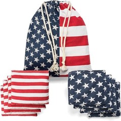 Regulation Cornhole Bean Bags: Professional American Flag Patriotic Outdoor B…
