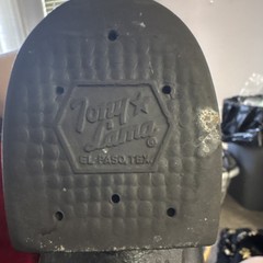 Tony Lama Western Boots Black Leather 6238 Men’s Size 11 D