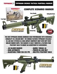 Tippmann Cronus Tactical Paintball Gun – Black / Olive T141007