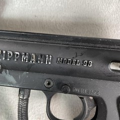 Tippmann Model 98 Paintball Marker Black Mechanical Semi Auto W Hopper Outdoor