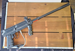 Tippmann Model 98 Custom Pro Platinum Series Paintball Marker Black With Sight