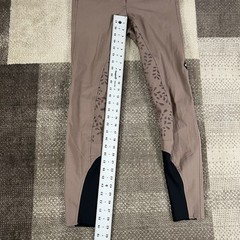 Equiline Breeches Women’s Size IT46 Brown Knee Grip Floral Equestrian