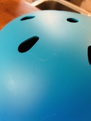 Skateboard Bmx Helmet Eight Ball By Triple Eight Hombre Blue Youth 20.5” X 22”