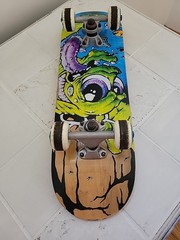 Rare Kryptonics Rat Fink style 23″ in skateboard. Nice piece