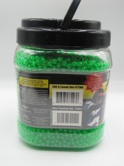 ULTRASONIC BB’S 6 MM SOFTAIR CALIBER .12G 10,000 ROUNDS GREEN NEW OPEN BOX
