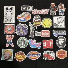 Stickers Pack Pop Culture Cartoon Skating Skater Skate 24 Piece Sticker Lot