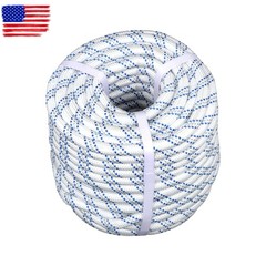 1/2″×120FT Breaking Strength 1485 Pounds 48 Strand Double Braid Polyester Rope