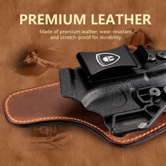 WARRIORLAND IWB Hybrid Holster, Fits Glock 17/19 /19X/19V/22/23 Gen3-6 & G21/…