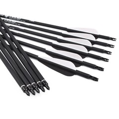 Archery Hunting Carbon Arrows for Recurve Compound Bow Target Practice Outdoor