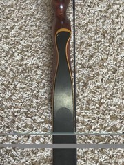 Handmade Antique Wood Long Bow 58”- Herters Recurve Bow