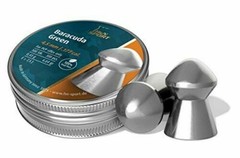 H & N Baracuda Green Domed Pellets .177 / 4.5mm 300 Count Tin Made in Germany