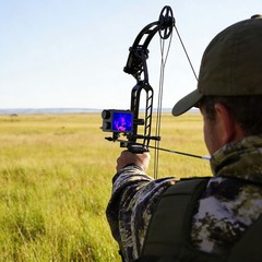 GTGUARD 600m Laser Rangefinder Thermal Monocular 1024x768HD 3.2″ for Bow Hunting
