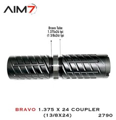 AIM7 17-4 billet Steel Bravo Hub Connector (1 3/8×24)1.375-24 TPI Male to Male