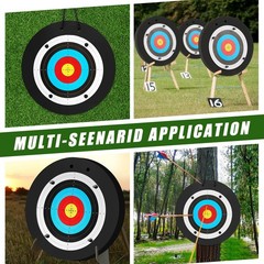 Gemscream 20″ Foam Archery Target Block for Backyard, 20 Inch, black