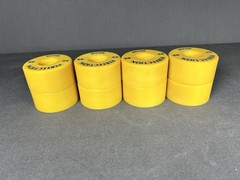 Vintage NOS BELAIR Perfection 62mm Roller Skate Wheels Set of 8 Crest Quad New