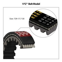 1PZ CVT Drive Belt 729-17.7-30 for GY6 49cc 50cc 139QMB Scooter Moped Long-Ca…