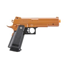 UKARMS 2011 Metal Alloy A+ Gold Spring PISTOL Powered Airsoft Hand Gun BBs